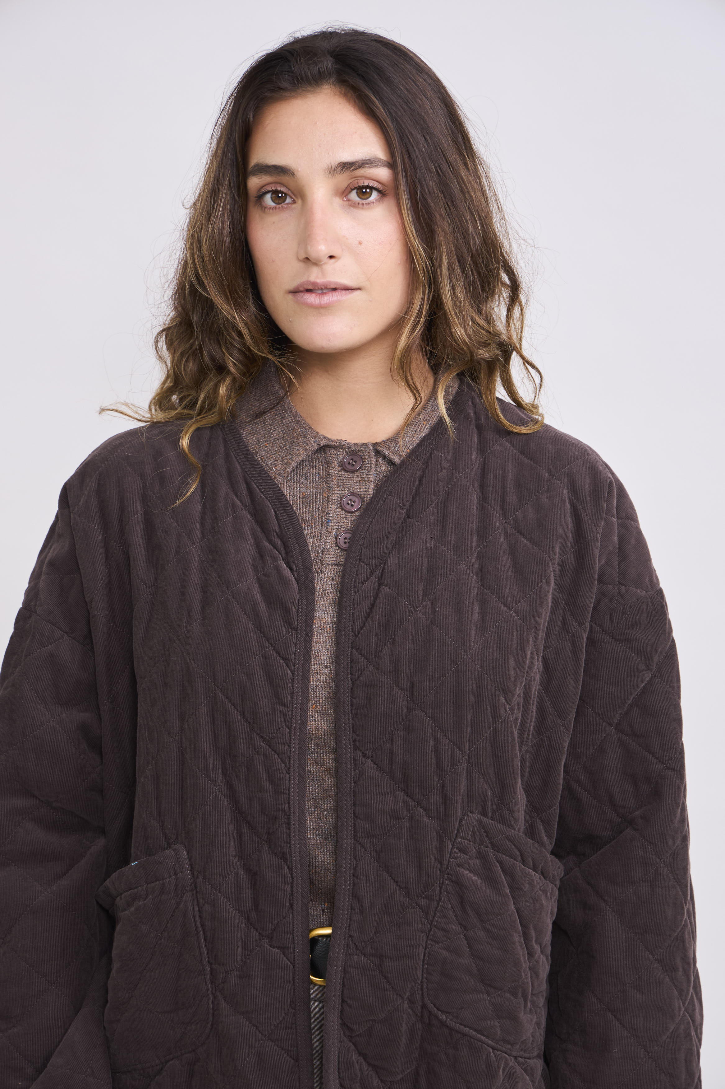 Chaqueta Cotelé Café