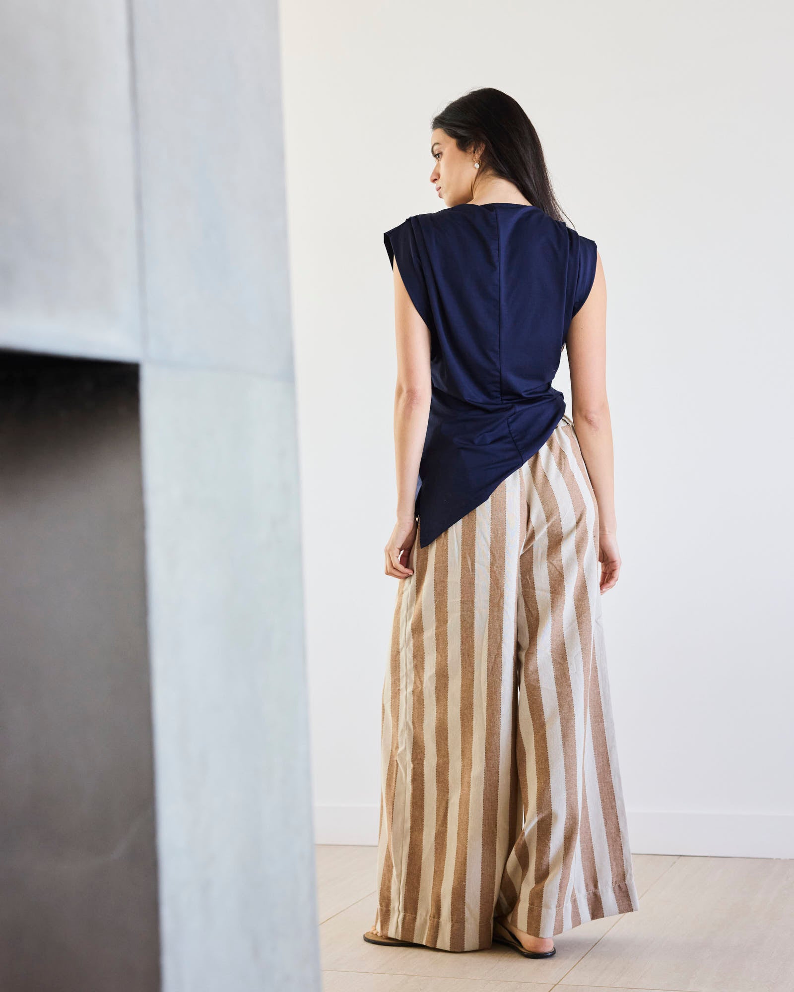 POLERA ASIMETRICA JOLIE AZUL