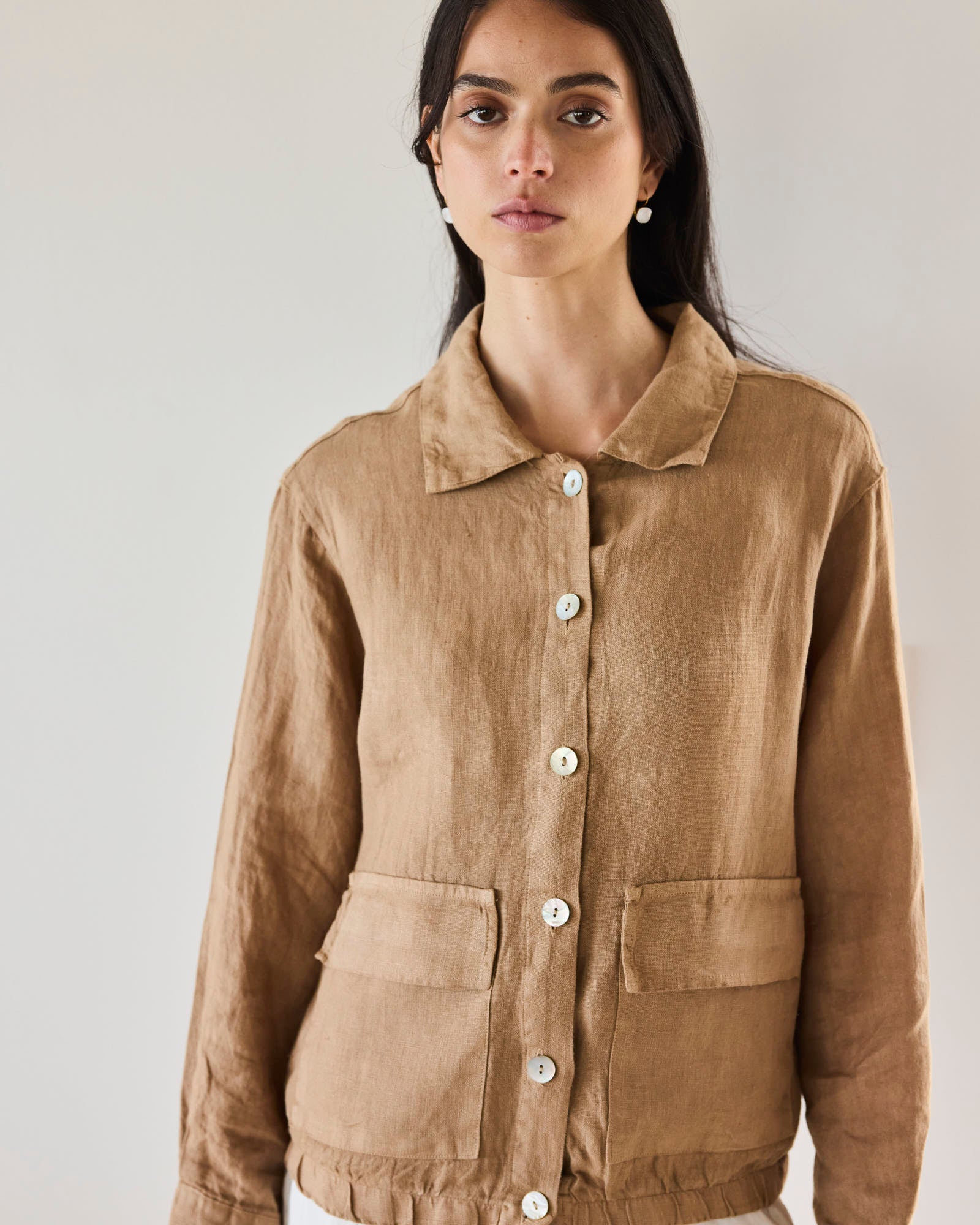 CHAQUETA VERA 100% LINO