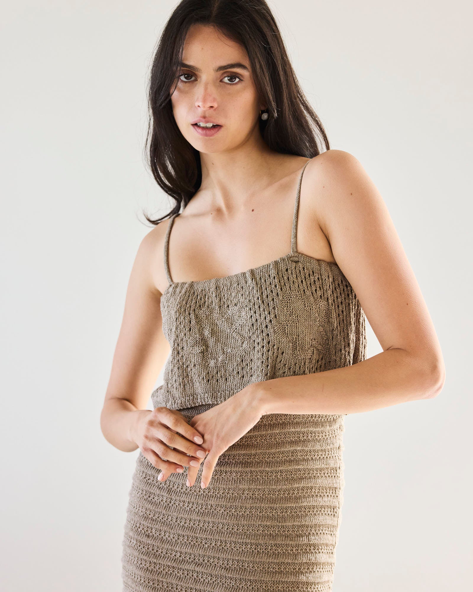 Vestido Nina Tostado