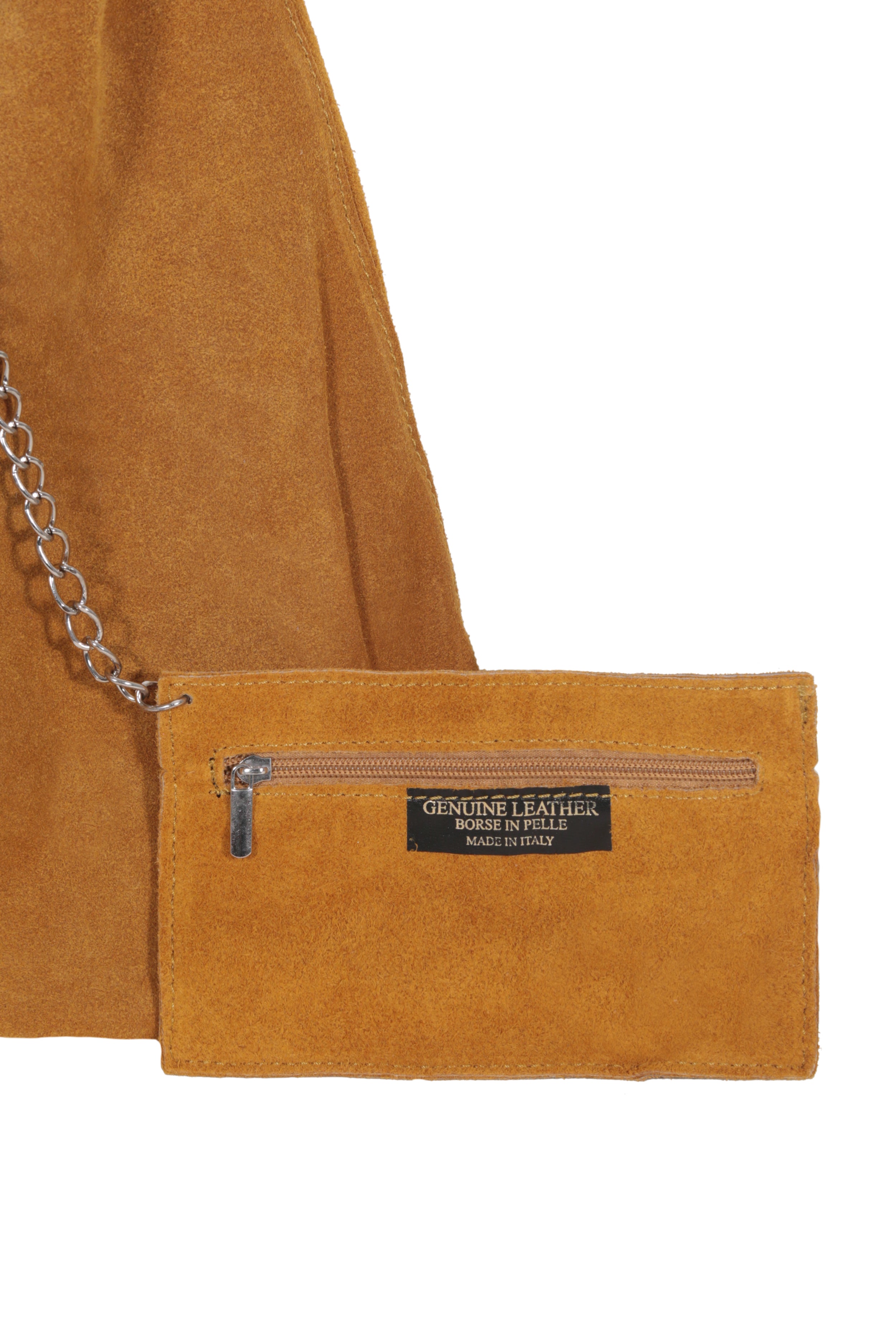 CARTERA SUEDE MONICA MOSTAZA