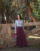 PANTALÓN SCOTT COTELÉ BURDEO