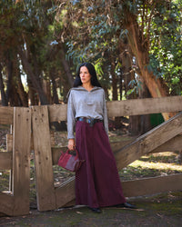 PANTALÓN SCOTT COTELÉ BURDEO