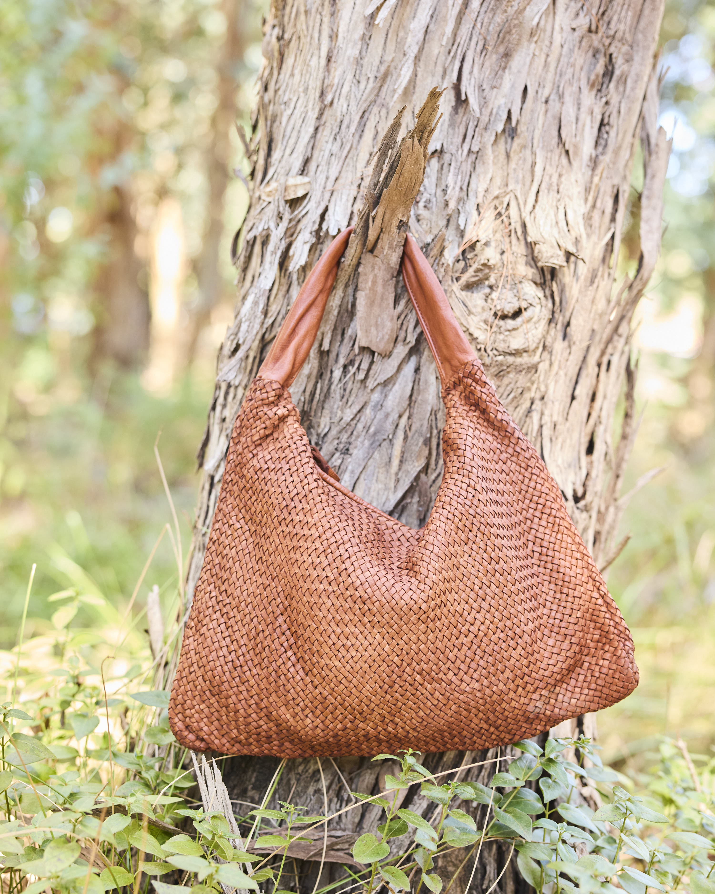 BOLSO TRENZADO SIENNA TOSTADO