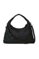 BOLSO TRENZADO SIENNA NEGRO