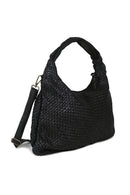 BOLSO TRENZADO SIENNA NEGRO
