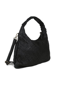 BOLSO TRENZADO SIENNA NEGRO