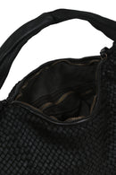 BOLSO TRENZADO SIENNA NEGRO
