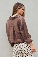 BLUSA VERA CAFÉ