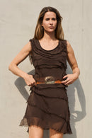 VESTIDO CALA CORTO