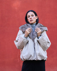 CHAQUETA LE MANS BEIGE