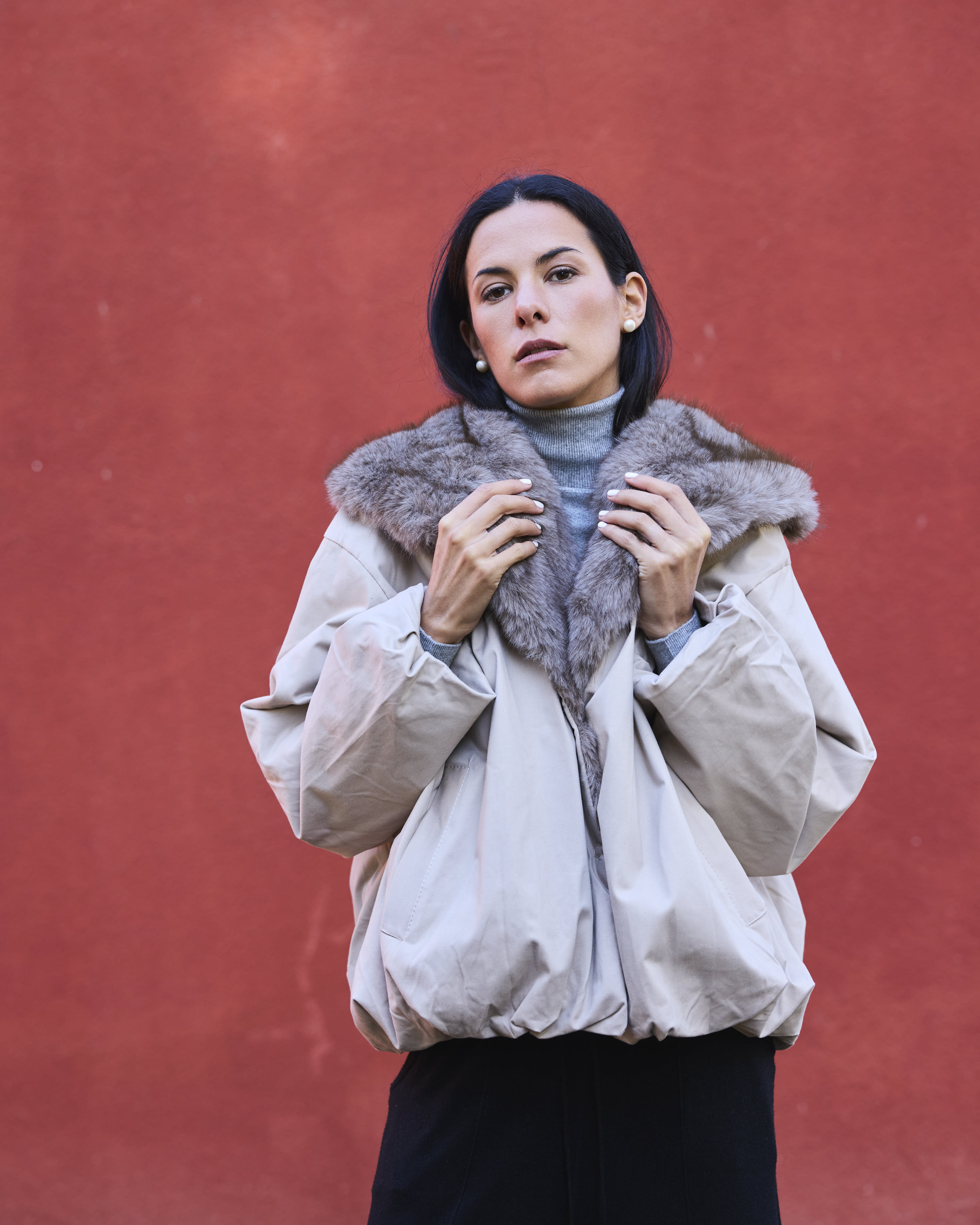 CHAQUETA LE MANS BEIGE