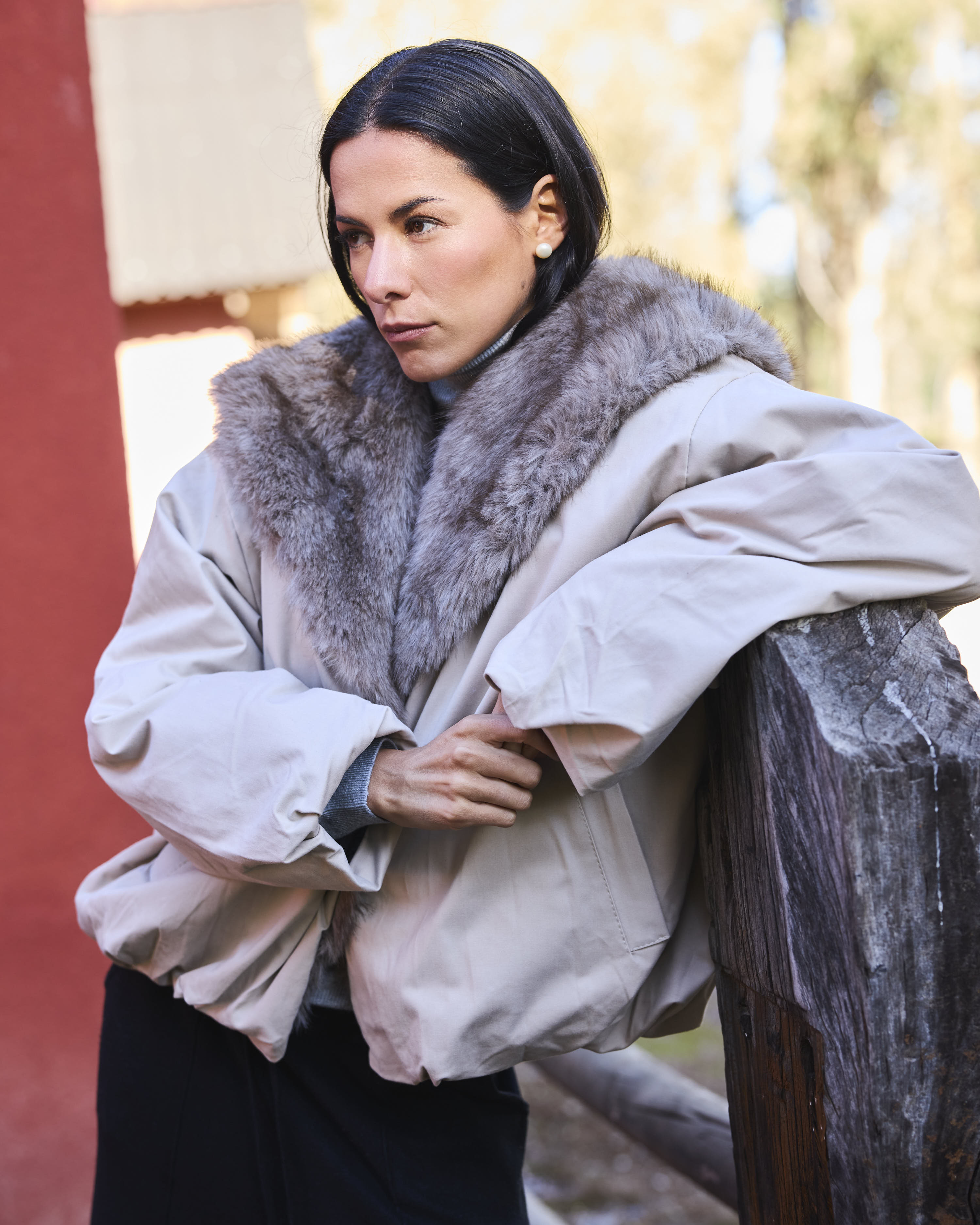 CHAQUETA LE MANS BEIGE