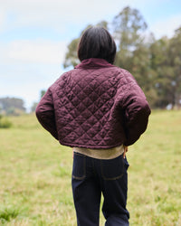 CHAQUETA NARA BURDEO