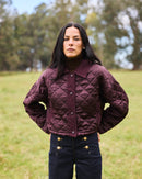 CHAQUETA NARA BURDEO
