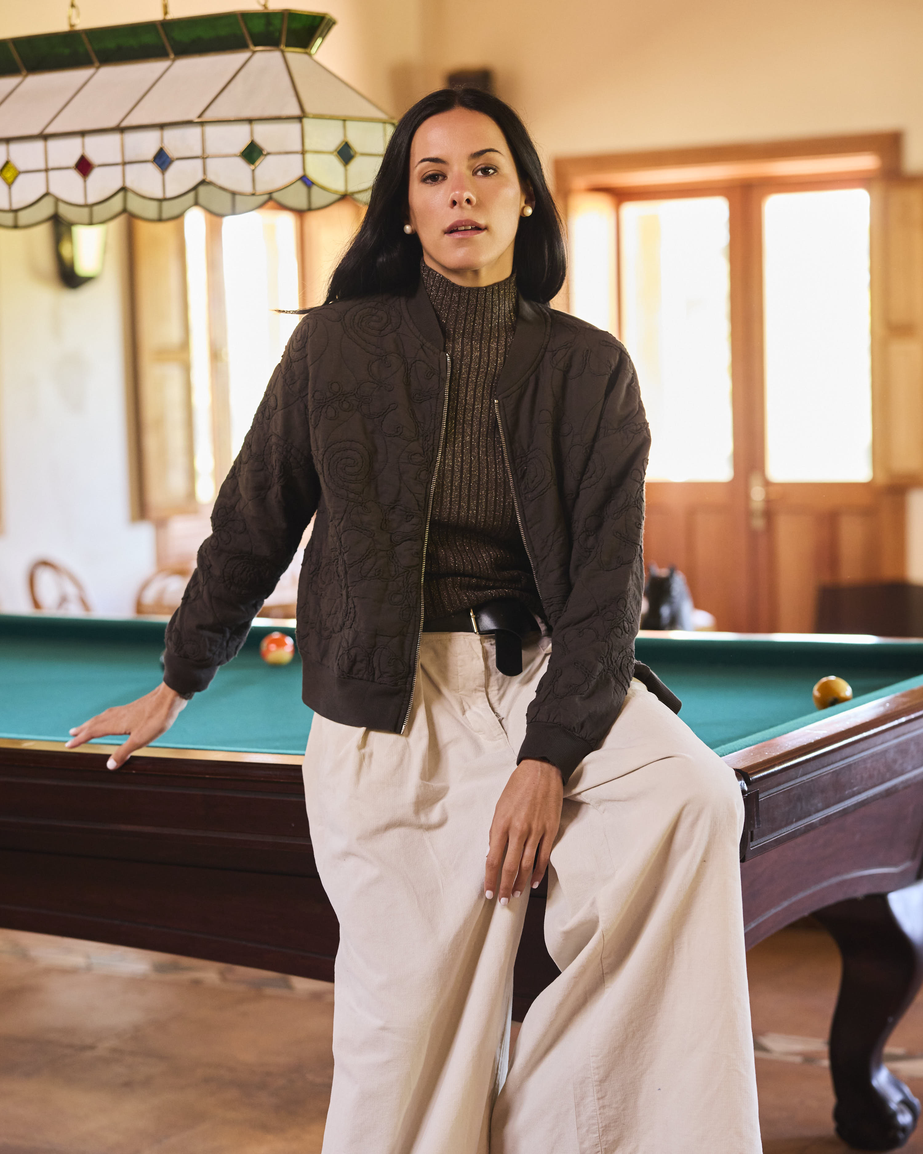 PANTALÓN SCOTT COTELÉ BEIGE