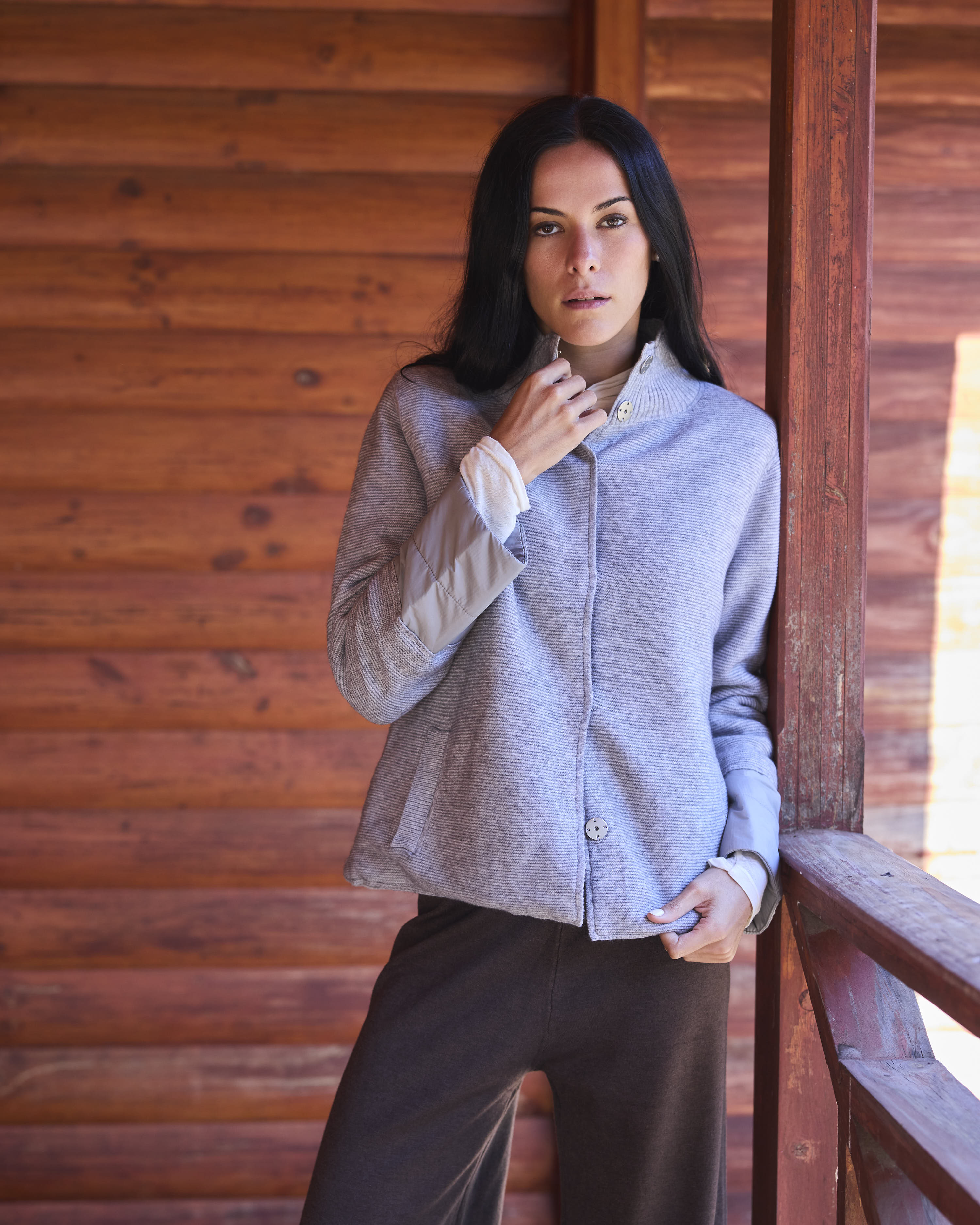 CHAQUETA REVERSIBLE ASPEN GRIS