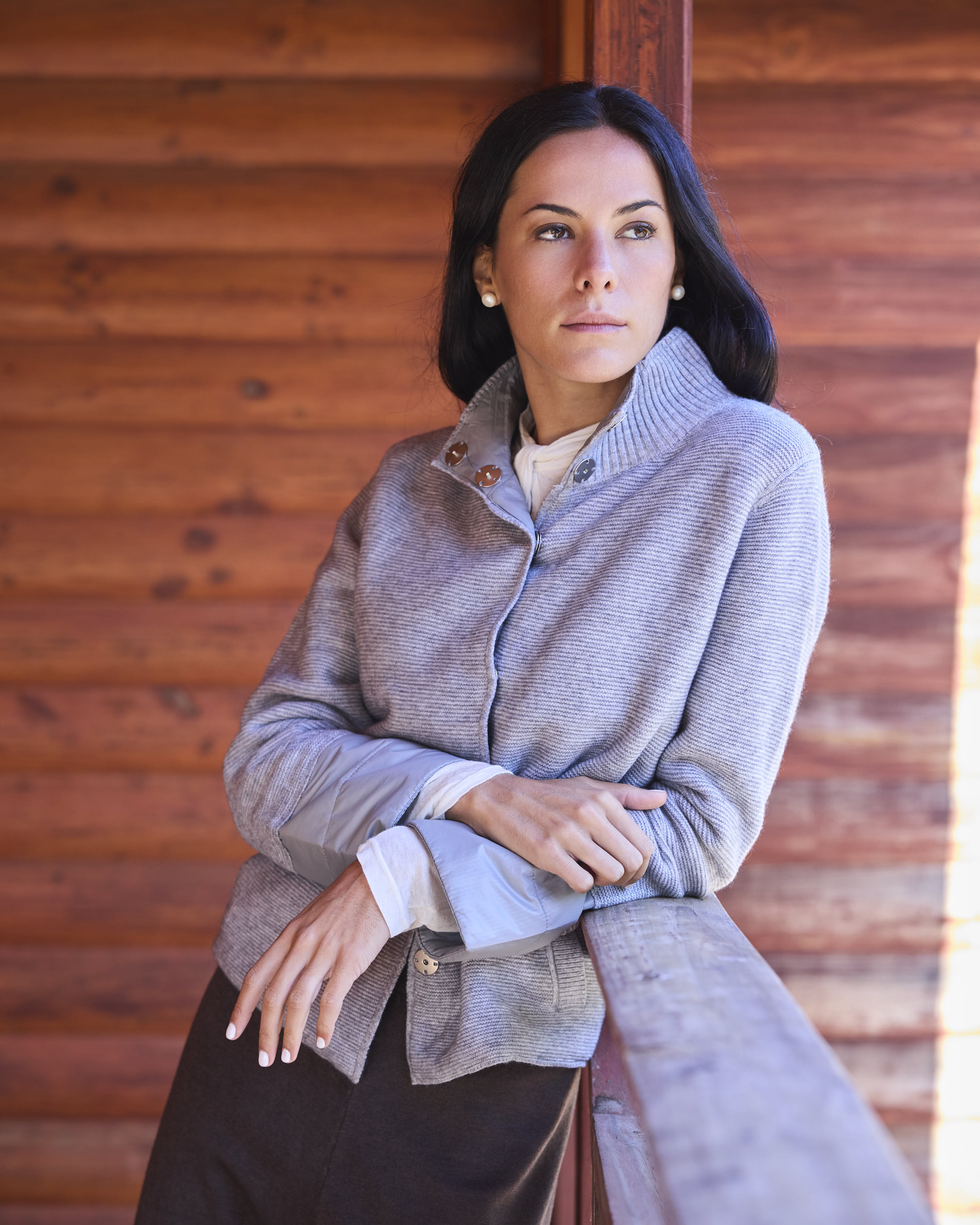 CHAQUETA REVERSIBLE ASPEN GRIS