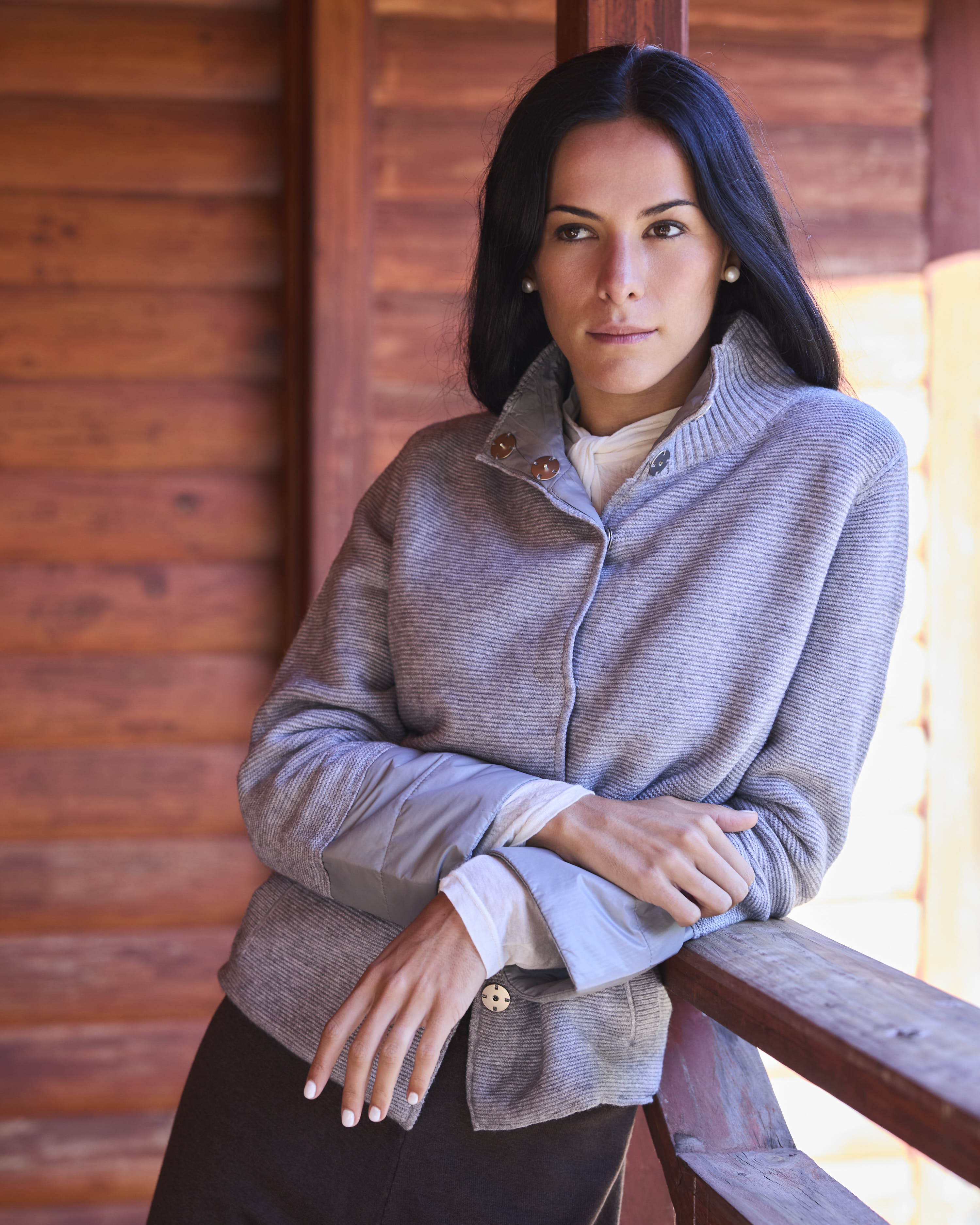 CHAQUETA REVERSIBLE ASPEN GRIS