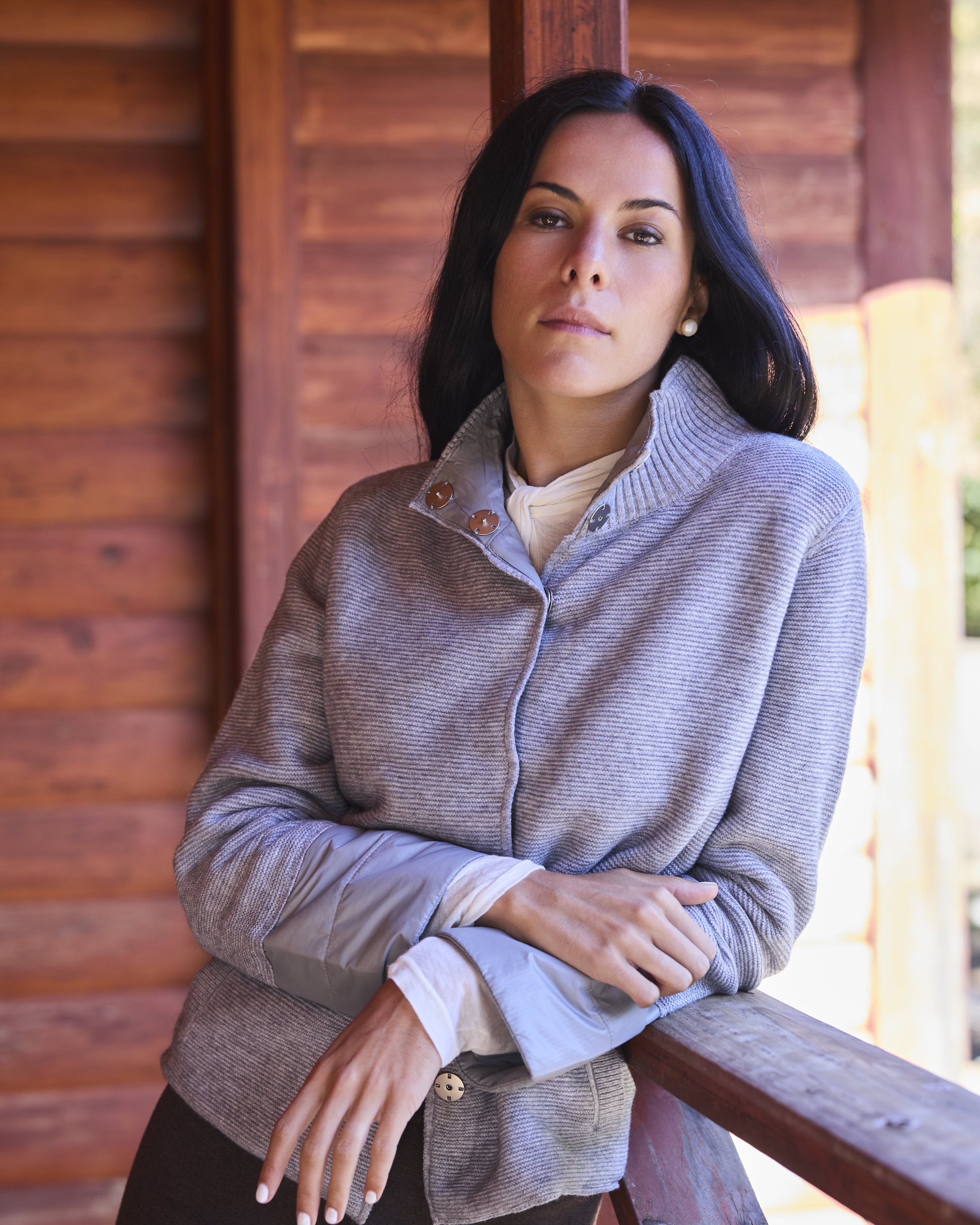 CHAQUETA REVERSIBLE ASPEN GRIS