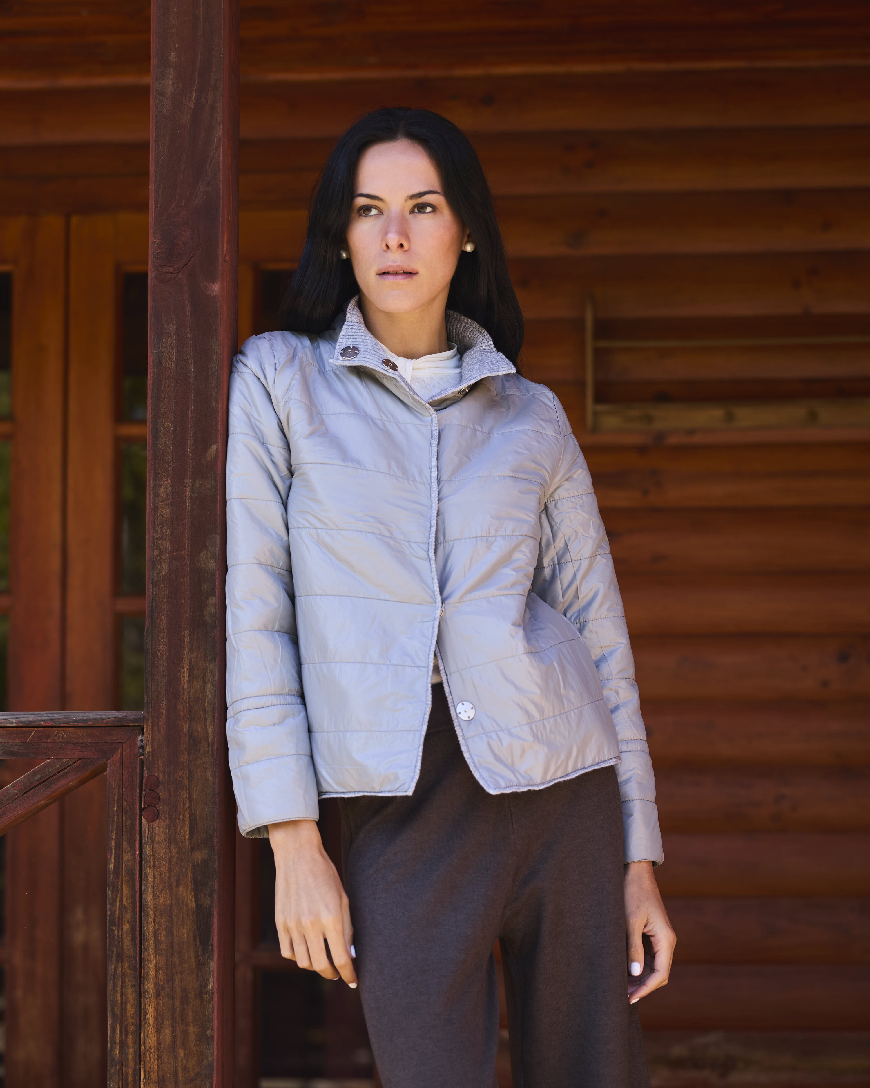 CHAQUETA REVERSIBLE ASPEN GRIS