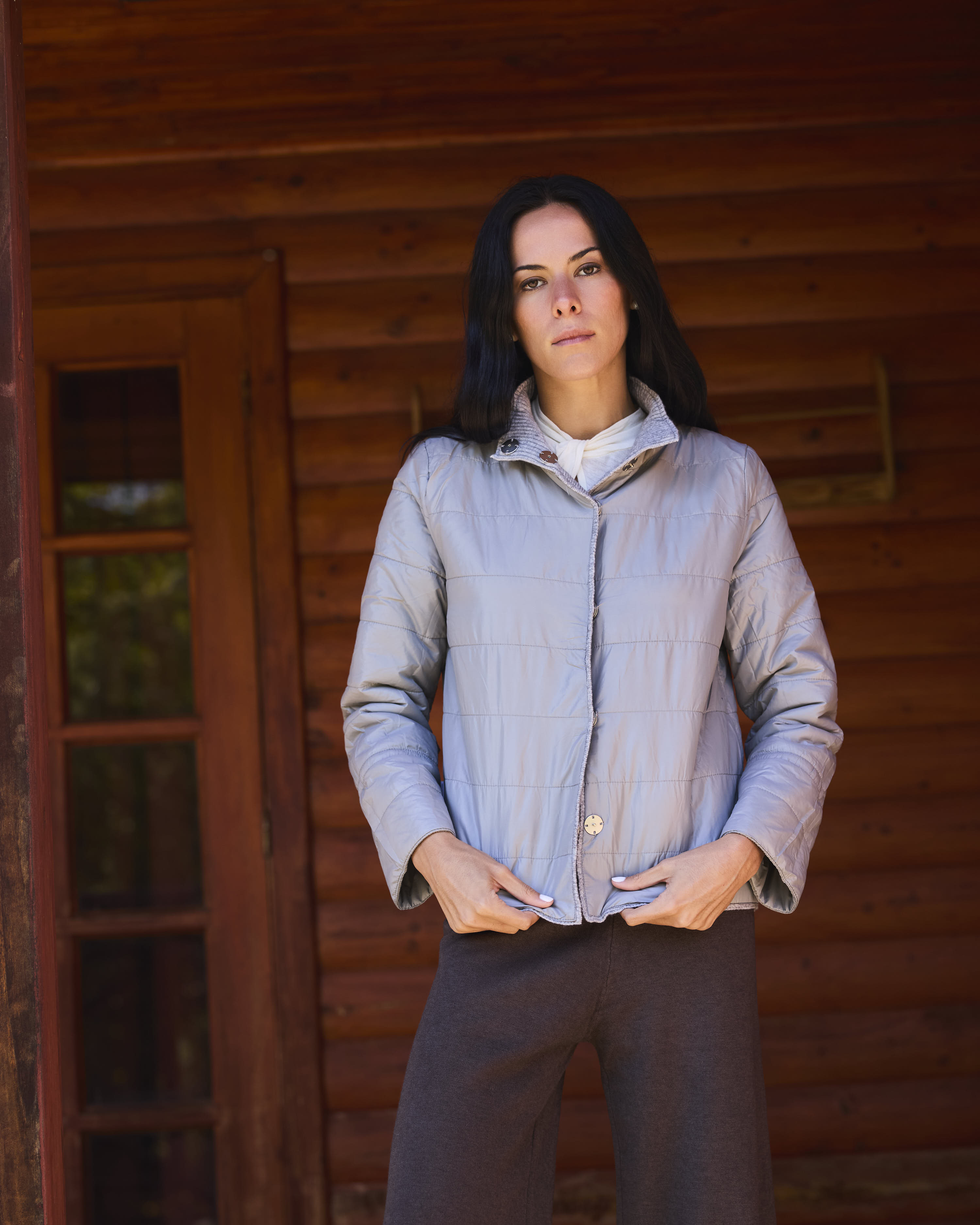 CHAQUETA REVERSIBLE ASPEN GRIS