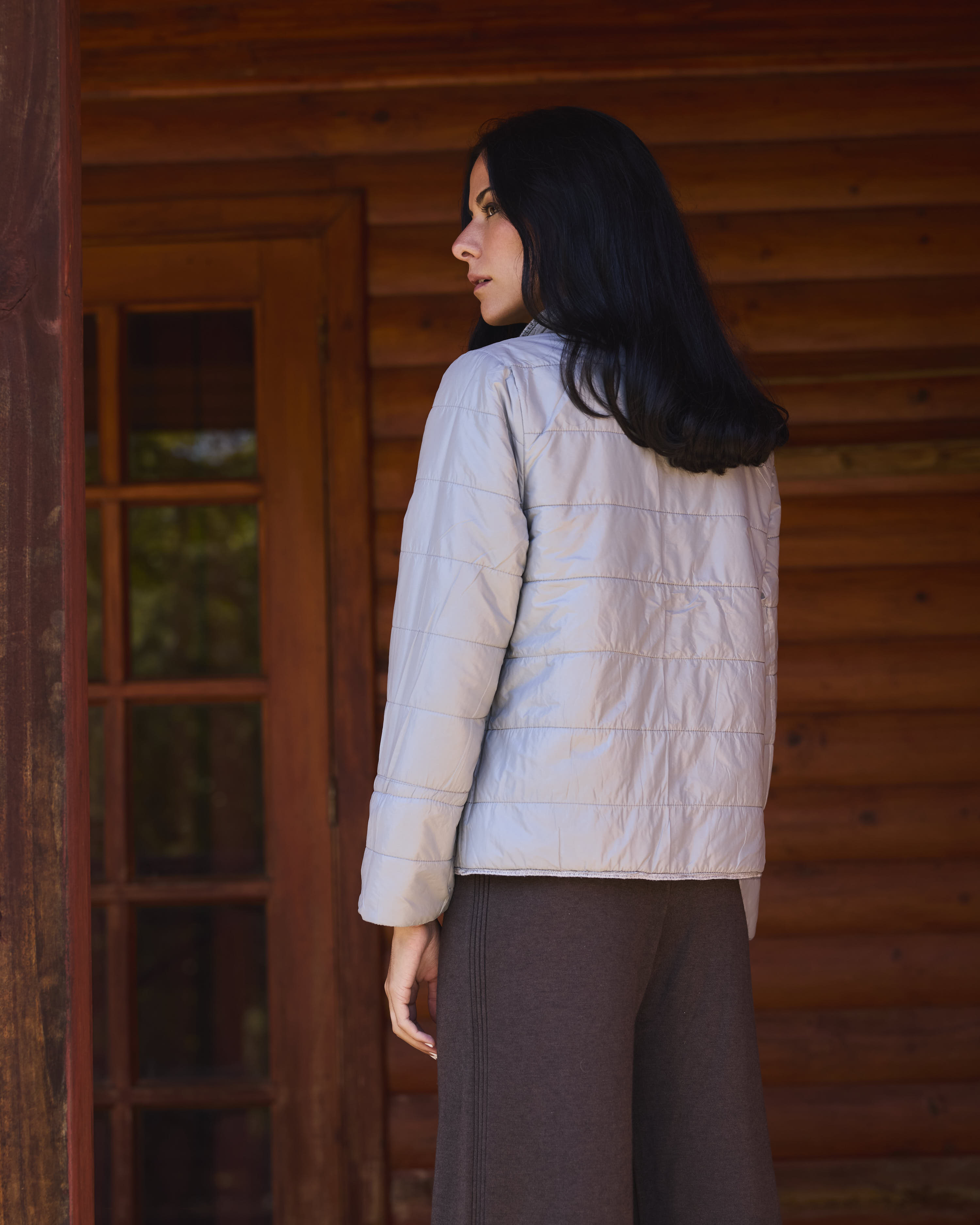 CHAQUETA REVERSIBLE ASPEN GRIS