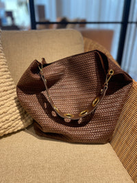 Bolso de cuero Felippa Chocolate