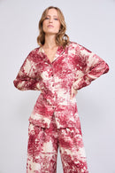 Chaqueta Cannes Burdeos
