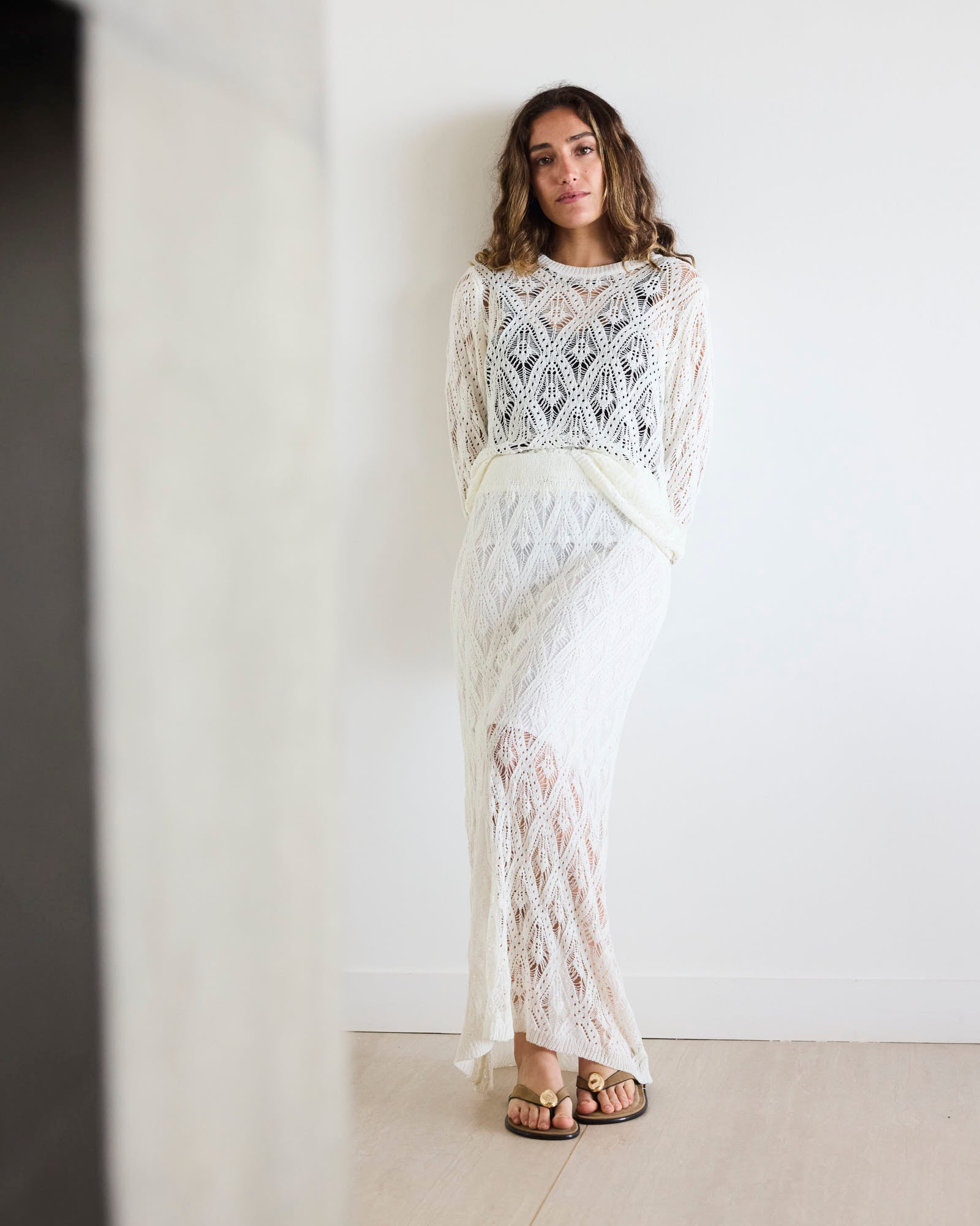 Conjunto tejido Vig Blanco
