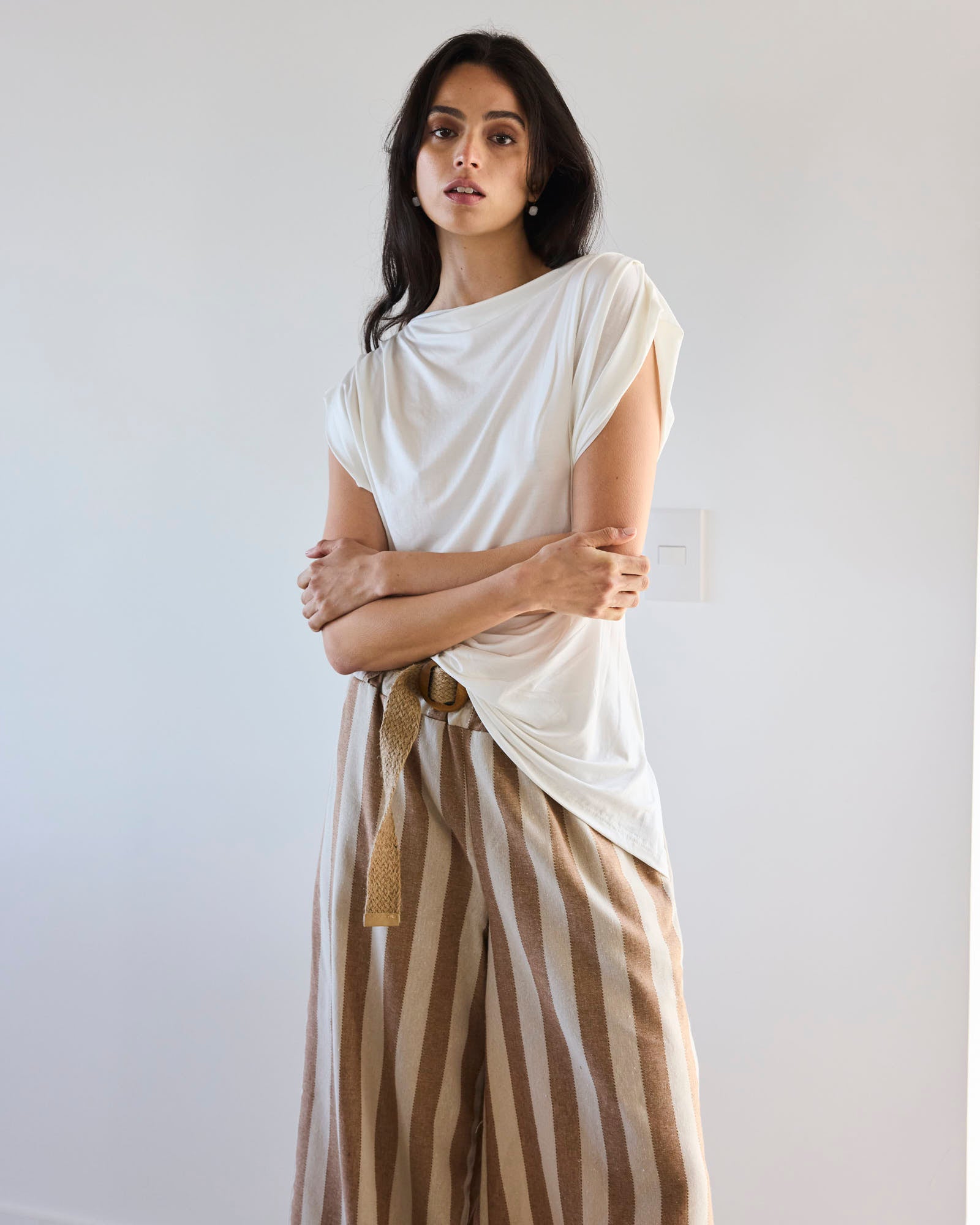 POLERA ASIMETRICA JOLIE BLANCA