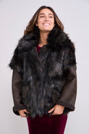 Chaqueta Piel Emeu Café