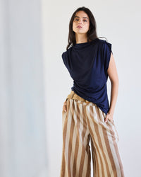 POLERA ASIMETRICA JOLIE AZUL