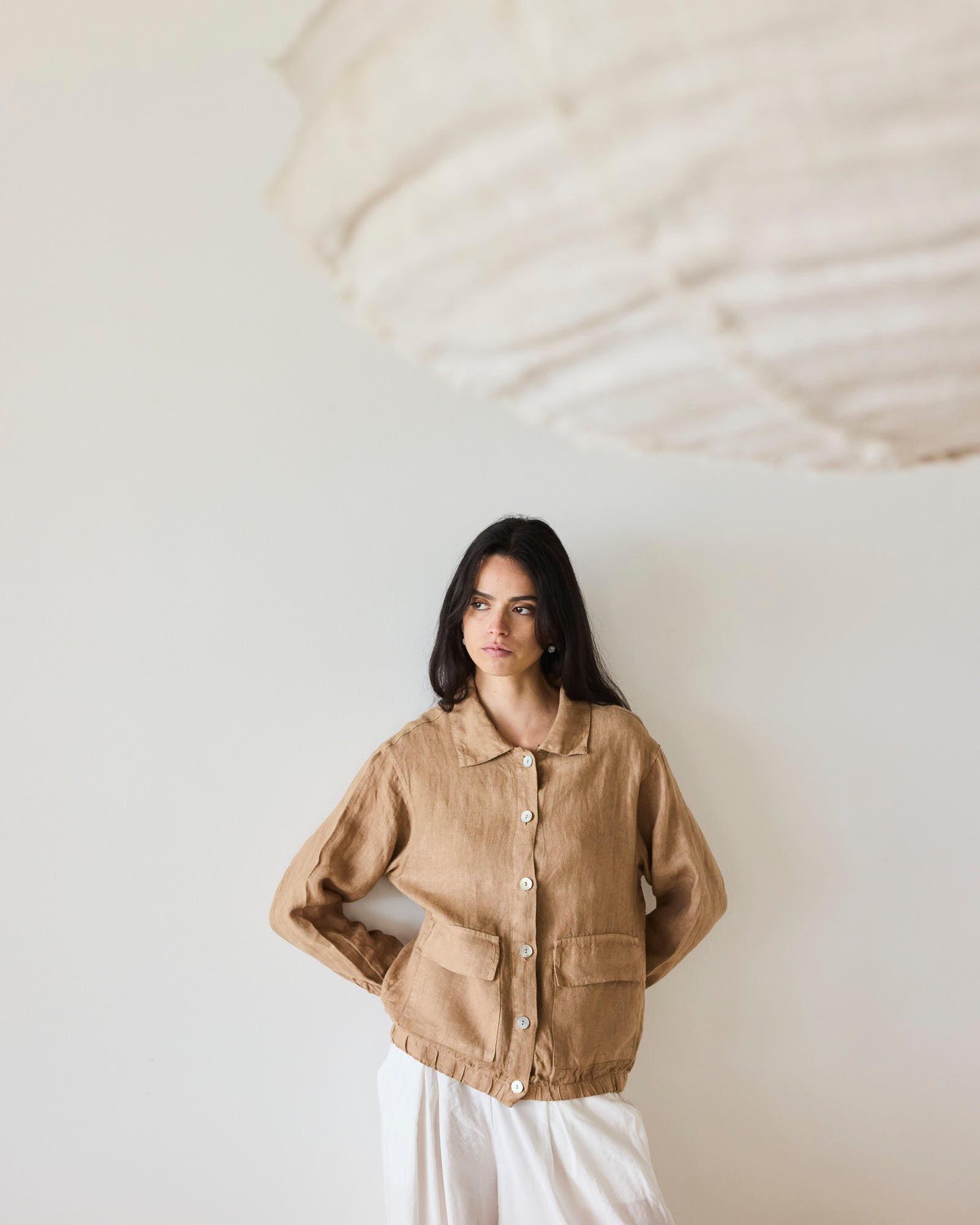 CHAQUETA VERA 100% LINO