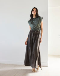 POLERA ASIMÉTRICA JOLIE OLIVA