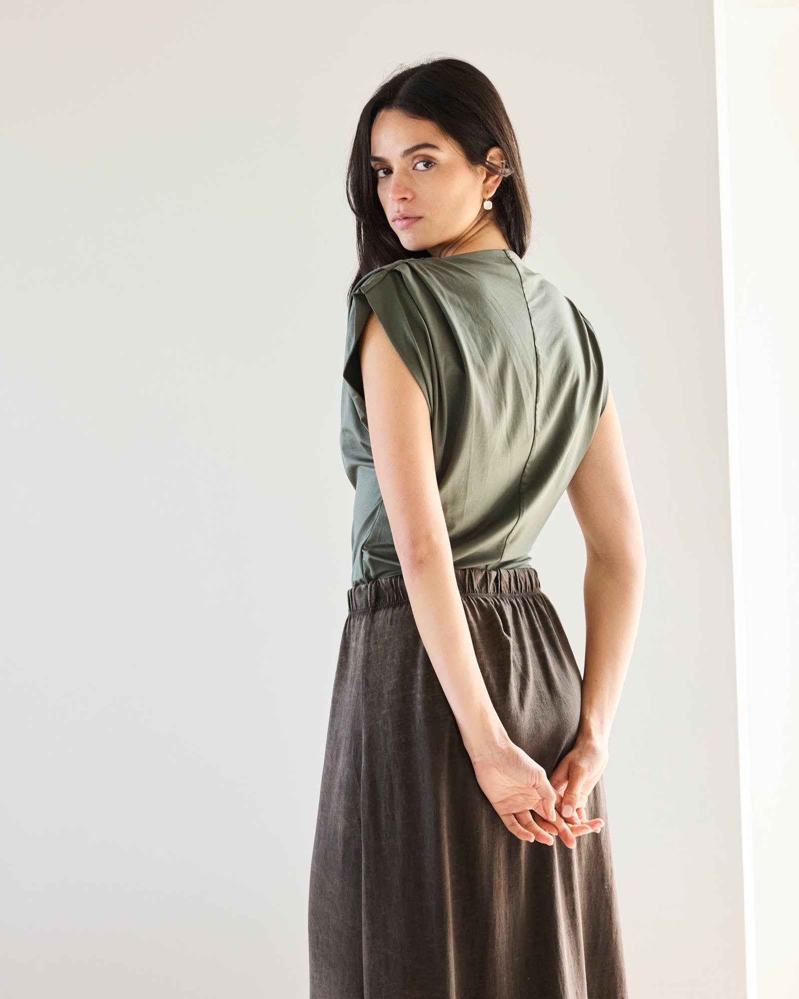 FALDA ALGODÓN TIERRA