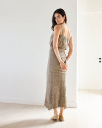 Vestido Nina Tostado