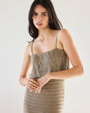 Vestido Nina Tostado
