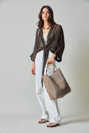 Bolso de cuero Felippa Moca