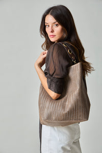 Bolso de cuero Felippa Moca