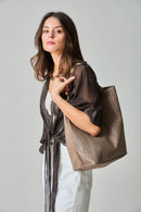 Bolso de cuero Felippa Moca