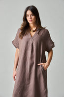 VESTIDO 100% LINO IRIS