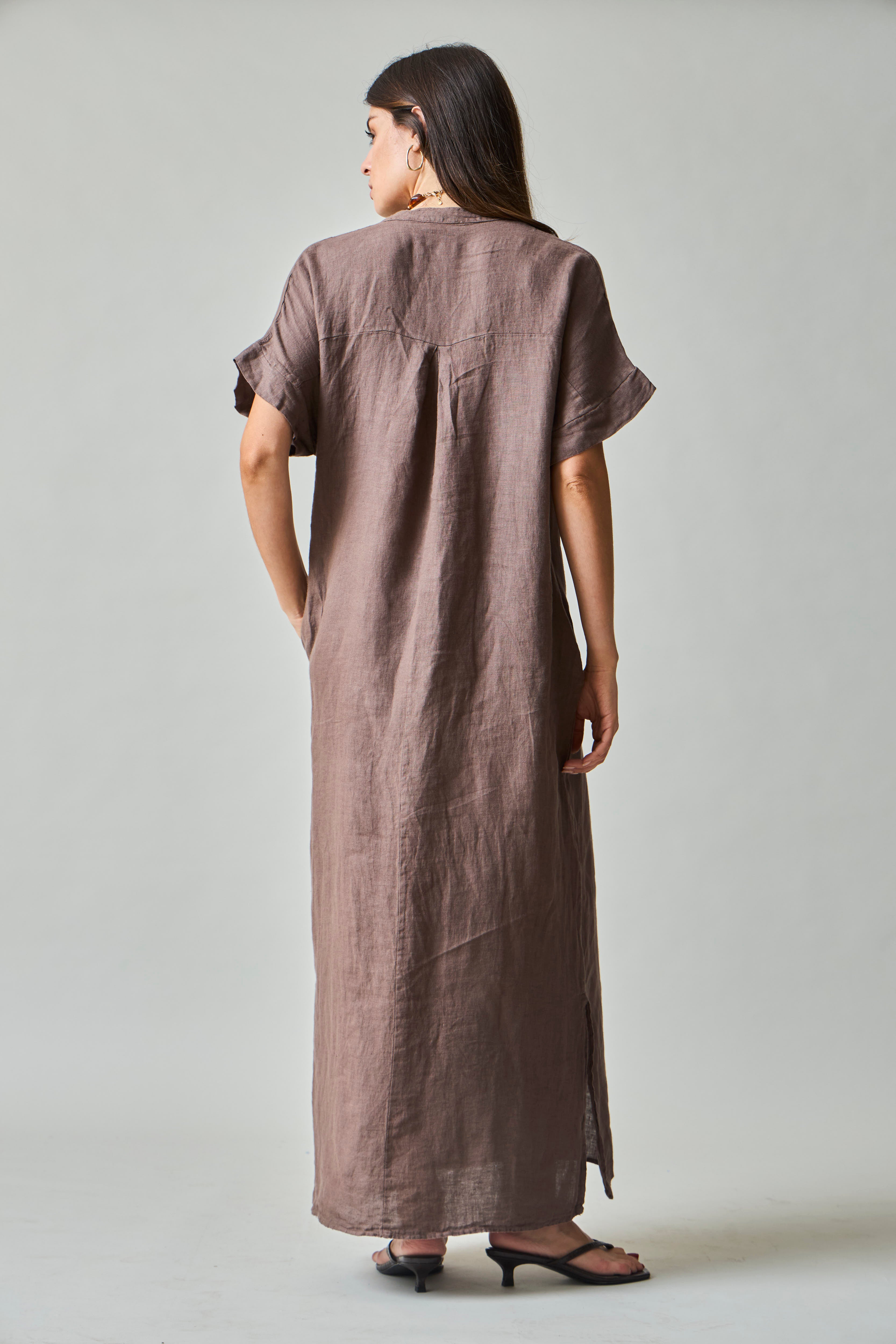 VESTIDO 100% LINO IRIS