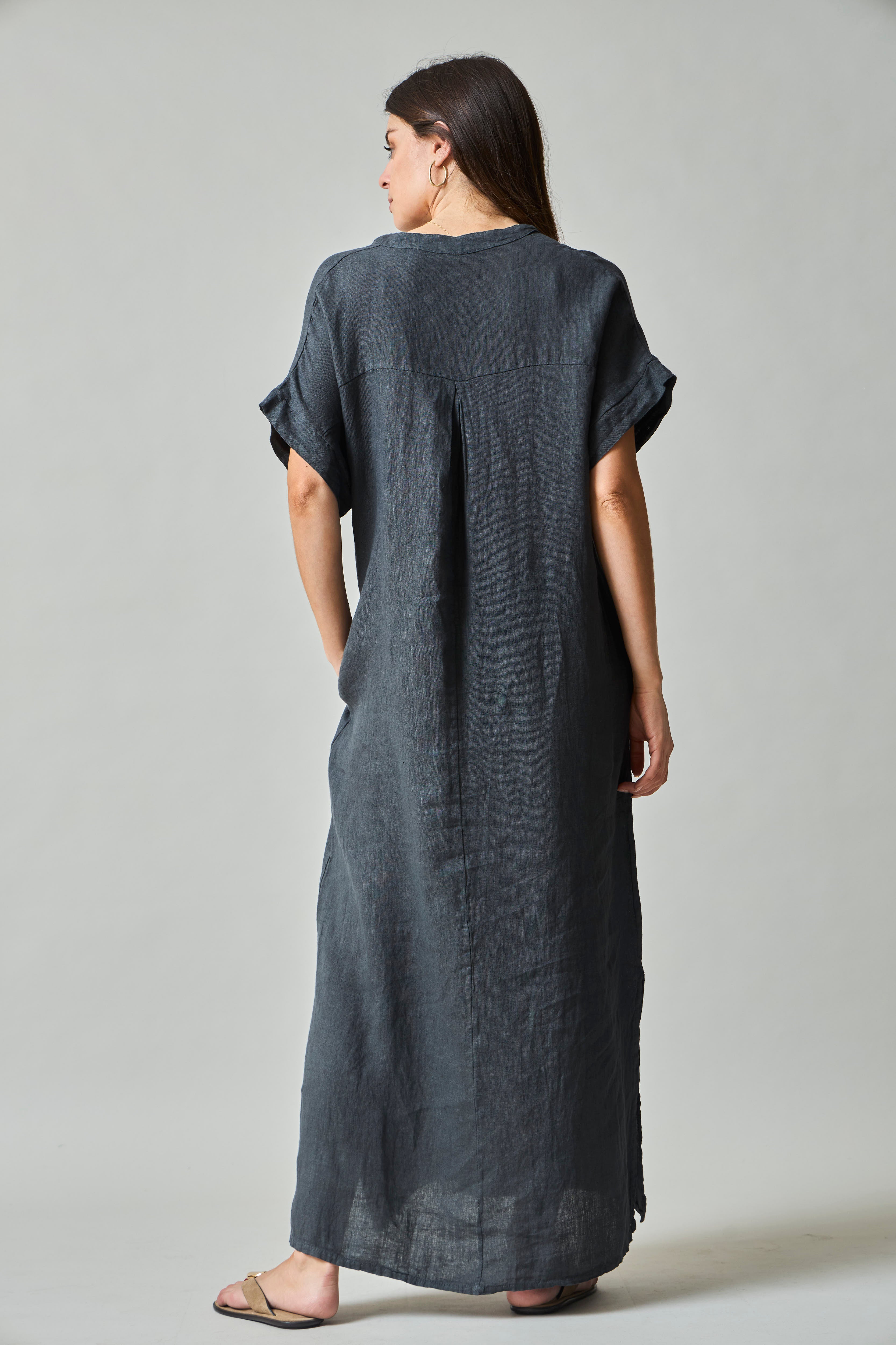 VESTIDO 100% LINO GREI