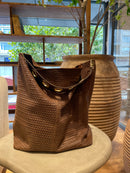 Bolso de cuero Felippa Chocolate