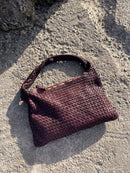 Cartera cuero trenzada Leuise