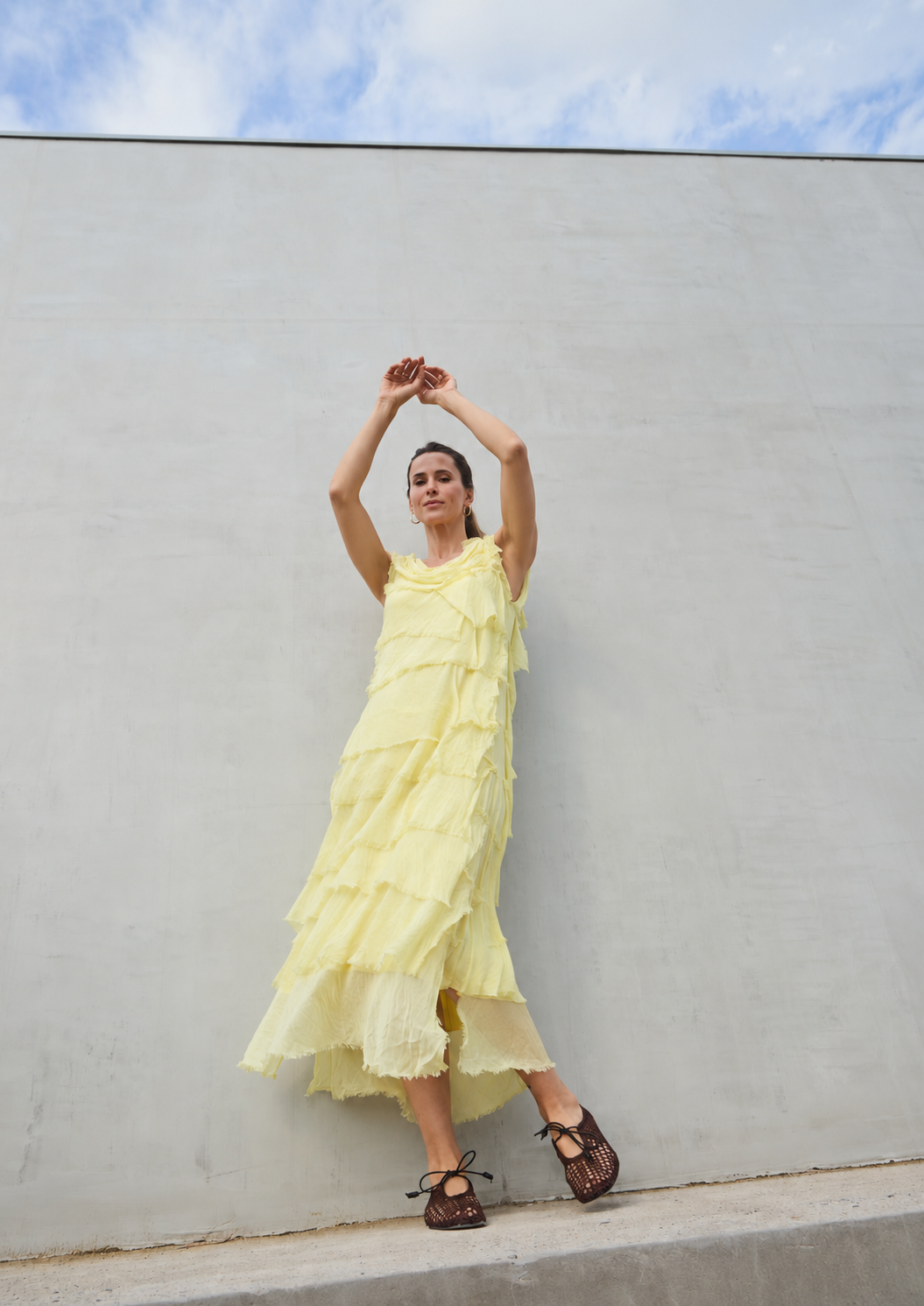 VESTIDO CAPA 100% SEDA